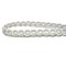 White Metallic Silver Gimp Trim with Circular Ridges Embellishment 0.50 inch Width